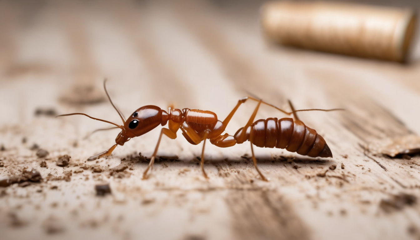 Infographic showing average termite damage repair cost by infestation severity in Dubai villas: minor AED 5K-15K, moderate AED 20K-60K, severe AED 100K+ with bar chart and Palm Jumeirah villa damage photo.