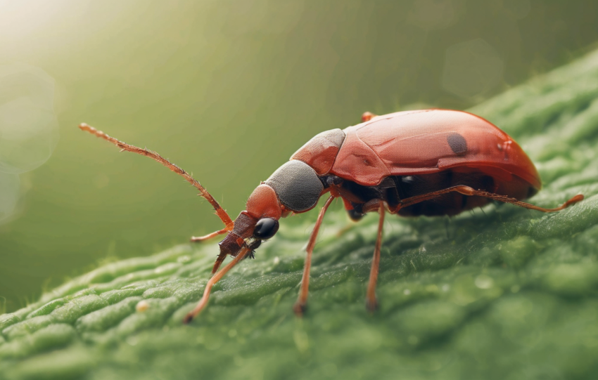 A pest control technician inspecting and documenting pest activity outdoors, illustrating quality control methods in field pest control operations.