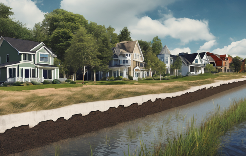 Comparing Sentricon Always Active vs Soil Termiticide Barriers for Waterfront Properties - Diagram of bait stations vs liquid trench in Dubai villa waterfront setting (98 chars)