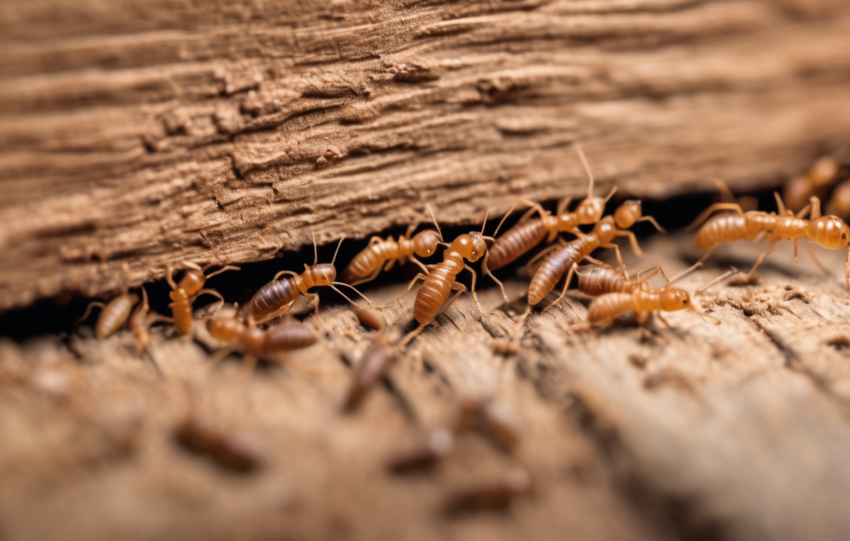 How Termites Enter Your Home Without You Knowing - close-up of mud tubes on foundation crack in Dubai villa garden (112 chars)