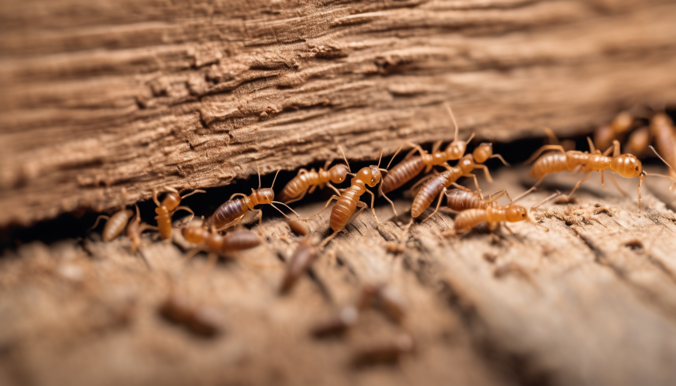 How Termites Enter Your Home Without You Knowing - close-up of mud tubes on foundation crack in Dubai villa garden (112 chars)