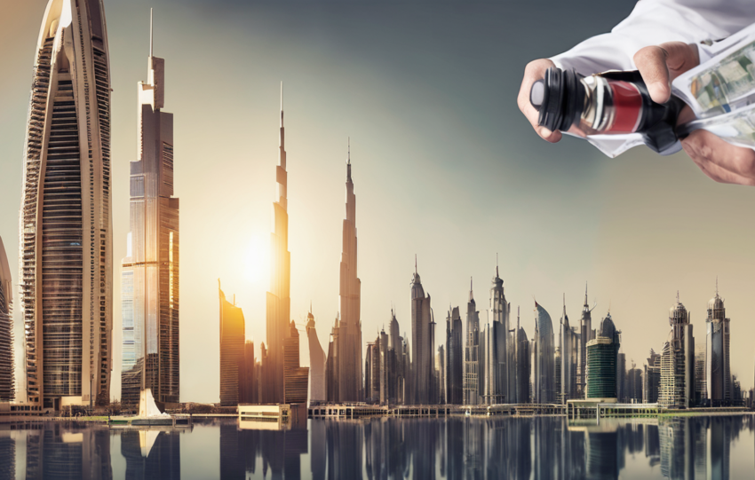 Regulatory Compliance, Warranties and Service Contracts for Sentricon in the UAE - Sentricon bait stations installed around Dubai villa foundation with compliance certificate (98 characters)