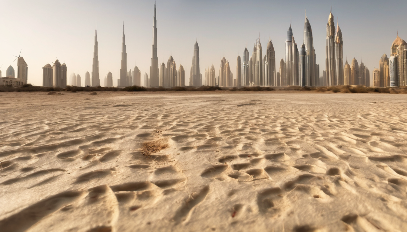 Step-by-Step Termite Moisture Mapping During Dubai Winter - thermal camera image showing moisture contrast along a villa foundation