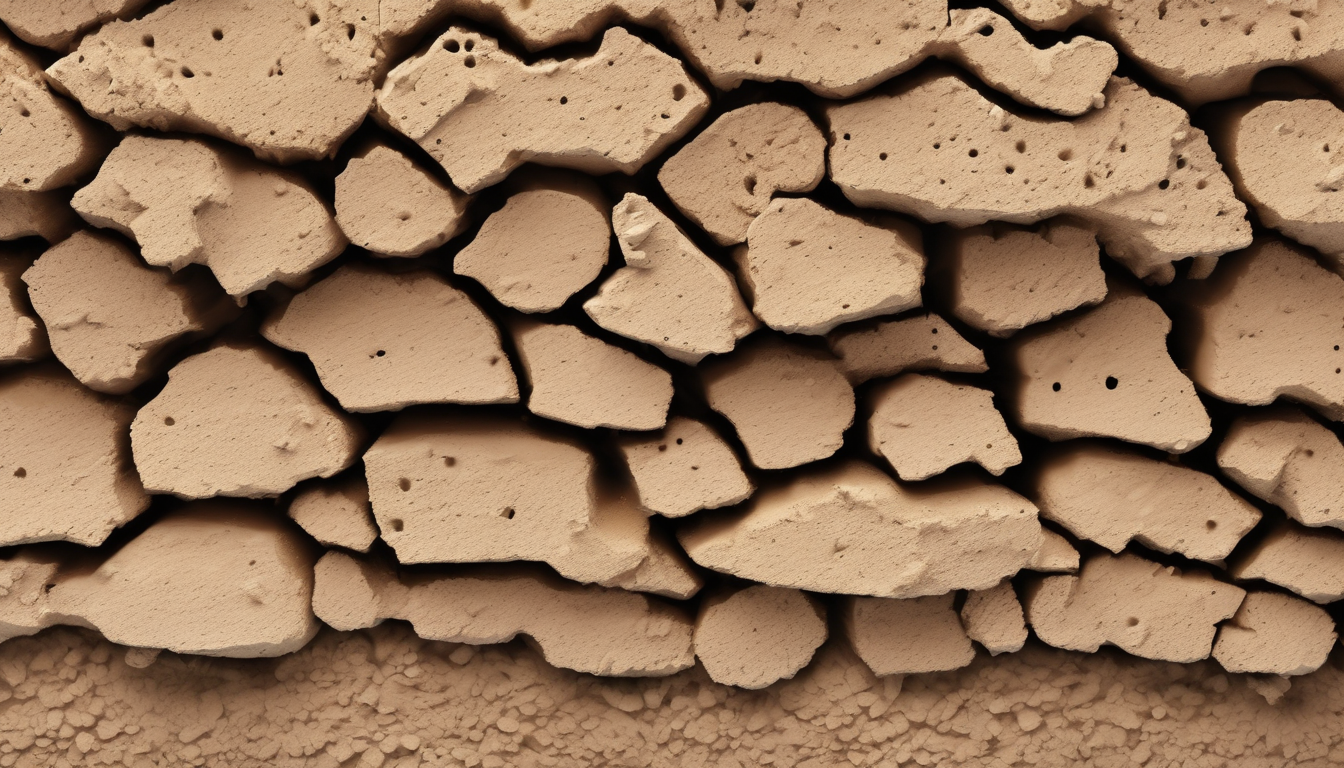 Texas Homeowners Guide to Termite Mud Tubes and Entry Points - close-up of pencil-width termite mud tube on concrete foundation