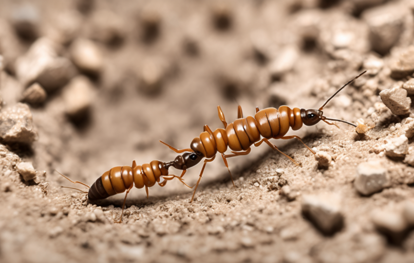 Why Termites Build Tubes Through Lake Havasu City Foundations - close-up of termite mud tube along concrete slab edge