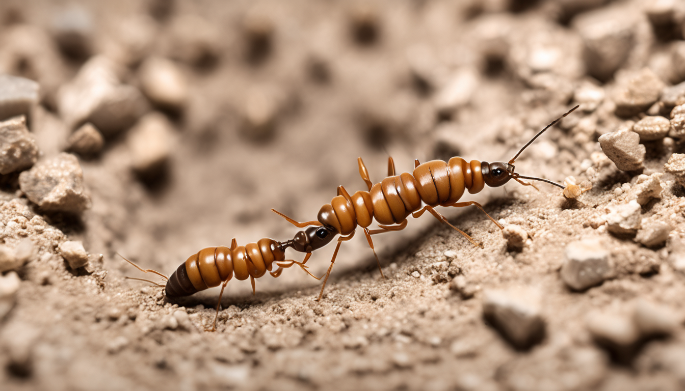 Why Termites Build Tubes Through Lake Havasu City Foundations - close-up of termite mud tube along concrete slab edge