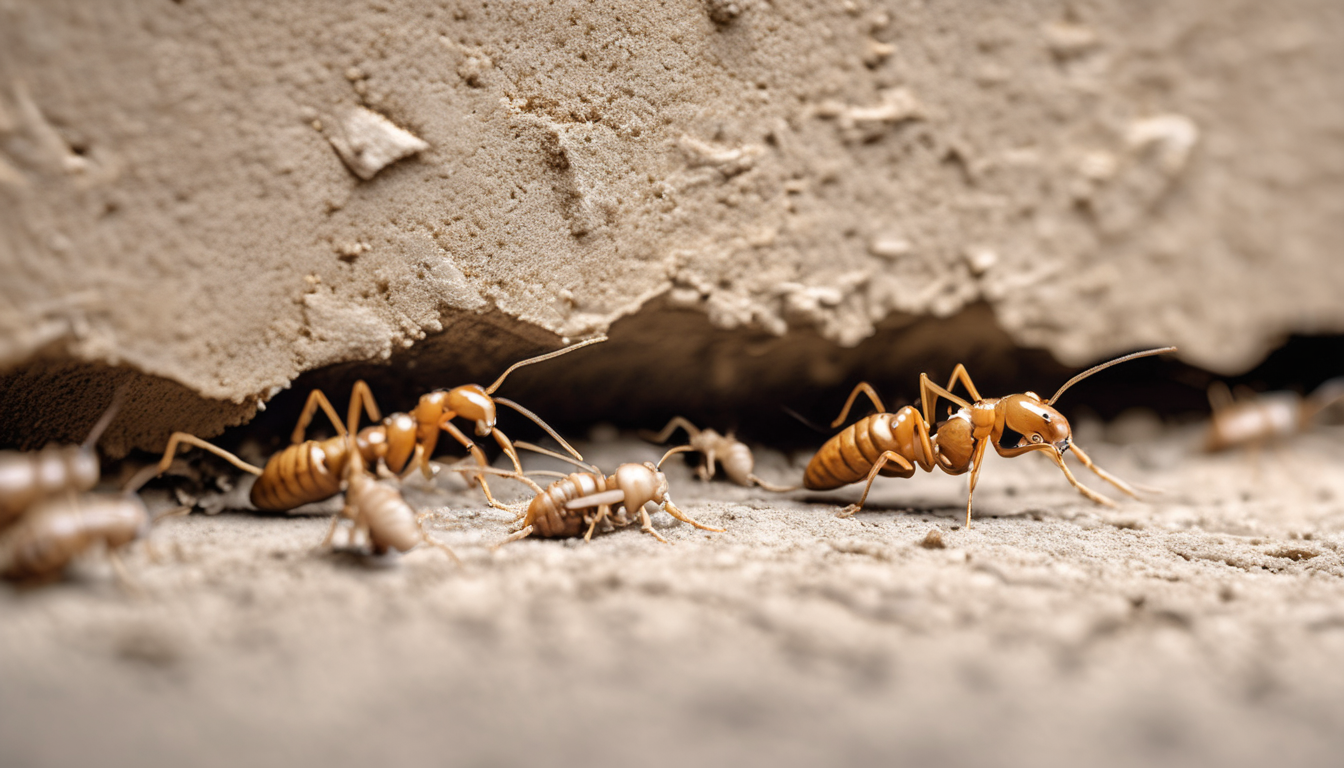 Preventing Termite Entry Through Foundation Cracks in Dubai - Effective inspection techniques for identifying termite activity and preventing entry into buildings.