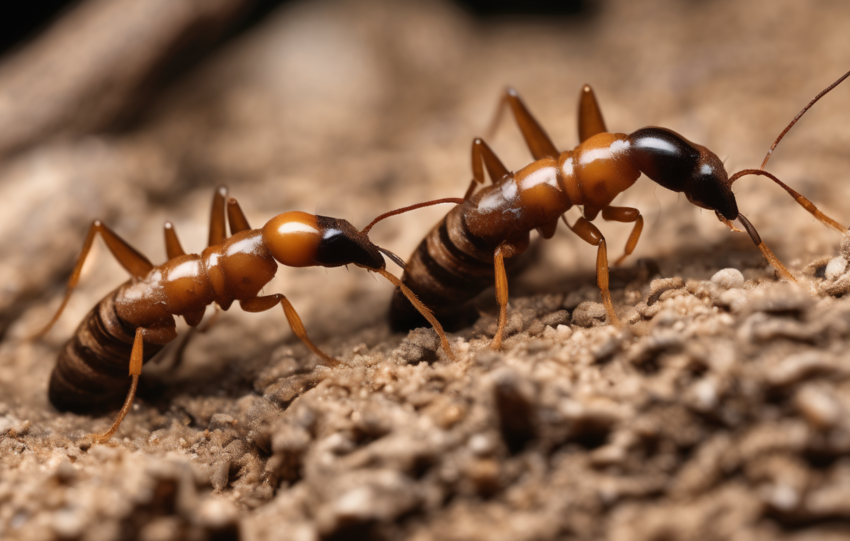 Life Cycle And Behavior - Subterranean Termites: Species, Life Cycle, and Behavior - Detailed inspection revealing termite...