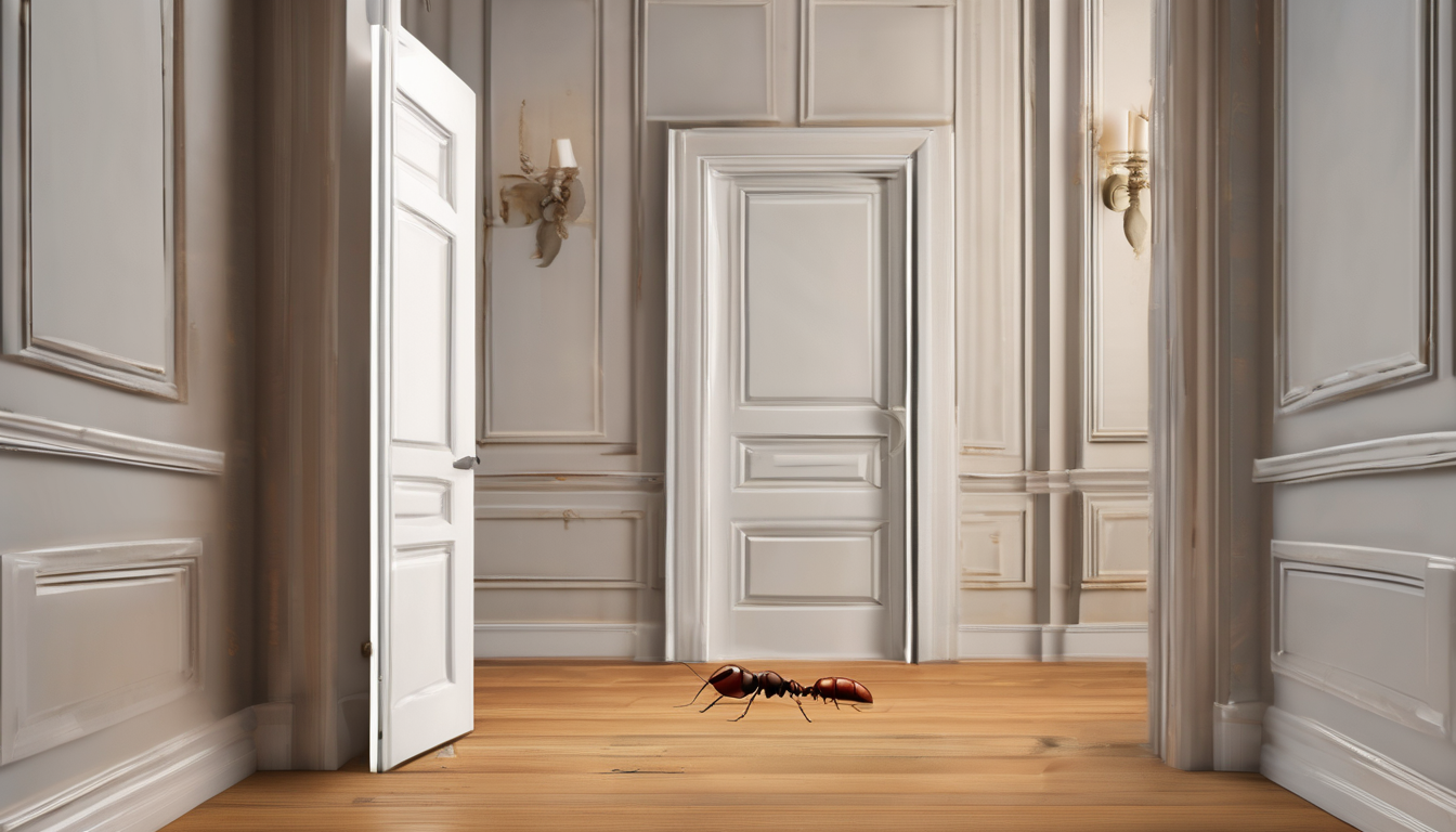 Is it a termite problem with the door frame? - termite damage inspection in Dubai villa