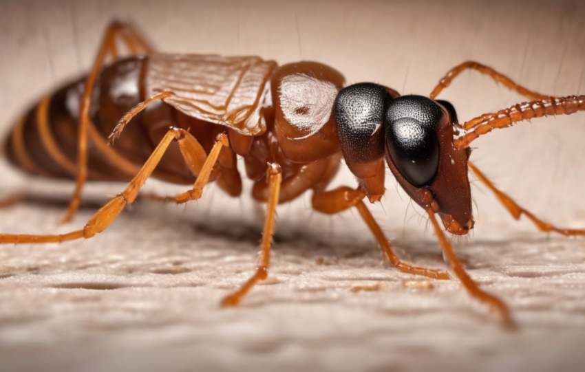 Best Anti termite control service in UAE - technician conducting termite inspection with moisture meter