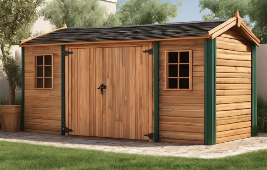 Best Wood Types for Termite-Resistant Sheds in Dubai - professional inspecting treated wood shed