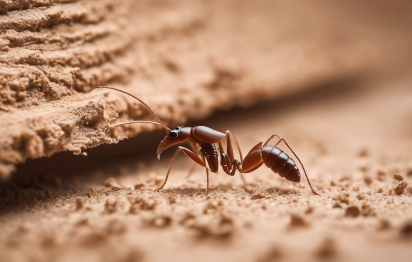 Cost of Professional Termite Control in Sharjah - technician inspecting villa foundation
