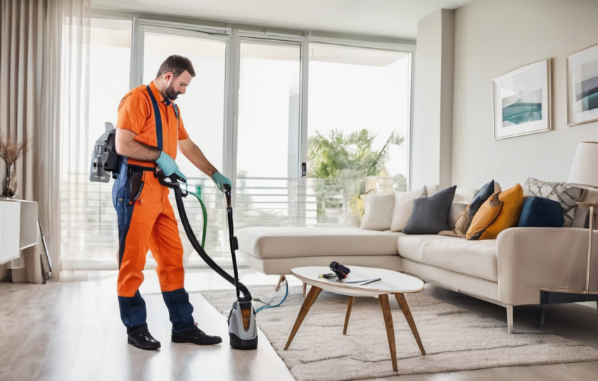 Dubai Home Inspections Termite Pest Control Guide 2026 - professional inspector examining foundation wall with moisture meter