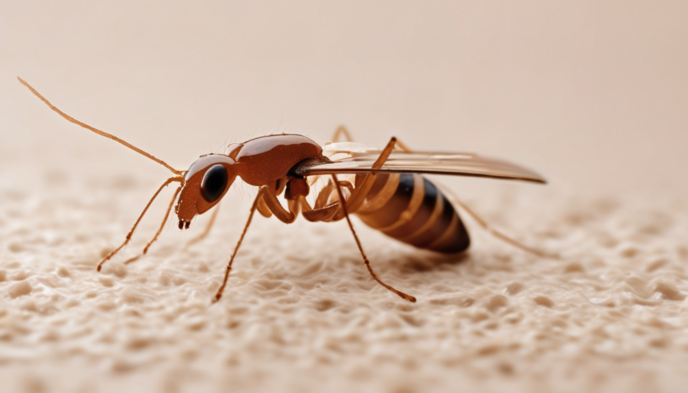 Emergency Termite Swarm Treatment in Abu Dhabi - technician inspecting termite damage in UAE villa