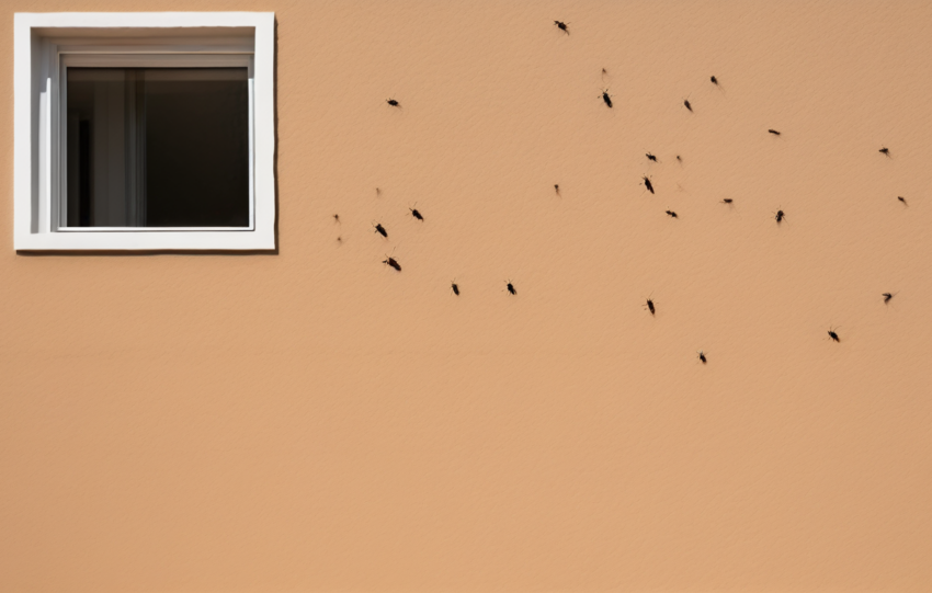 Emergency Termite Swarm Treatment Pricing - professional technician inspecting termite damage in Dubai villa