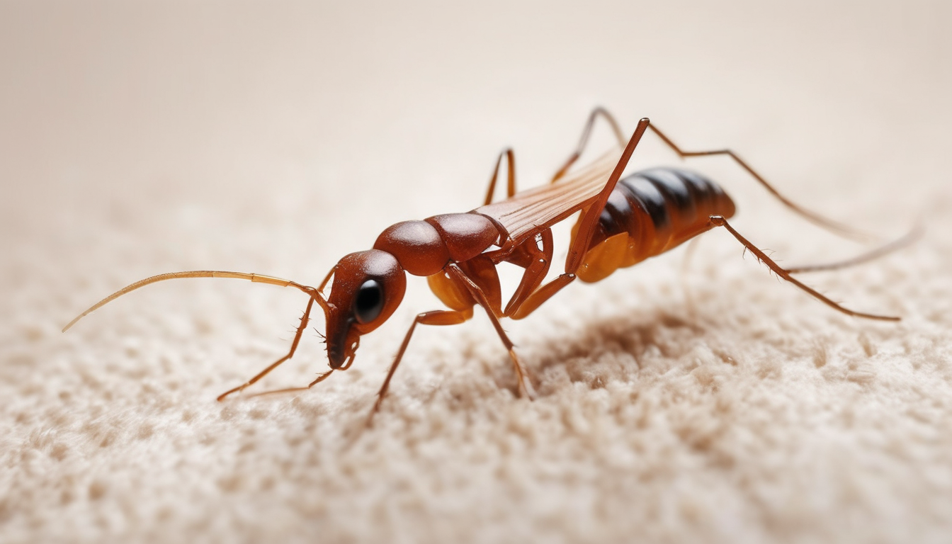 Emergency Treatment for Termite Swarms in Dubai - technician inspecting termite damage in Dubai villa