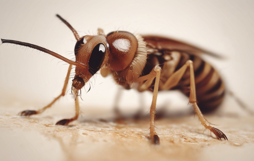 Non-Repellent Termiticides for Subterranean Termites - Professional soil injection application around Dubai villa foundation