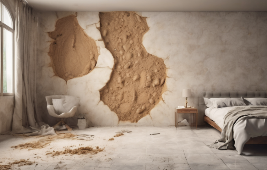 Post-Construction Termite Treatment Options Dubai - technician applying soil treatment