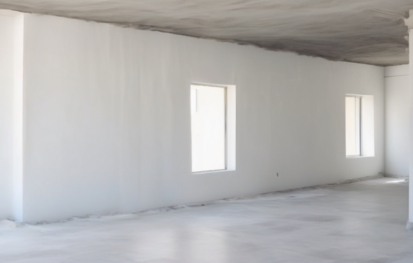Pre-Construction Termite Barrier UAE: Installation Cost - technician installing stainless steel mesh barrier at Dubai construction site