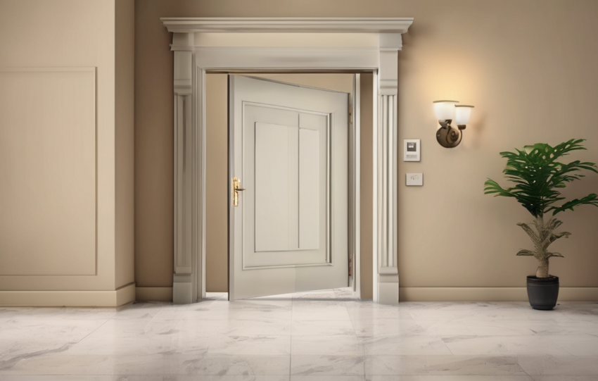 Preventing termite entry through door frame gaps - termite inspection door frame Dubai villa