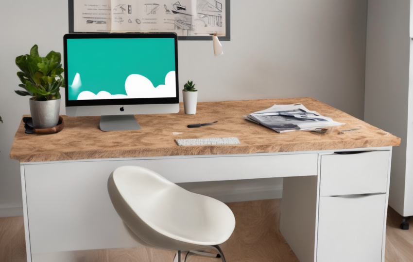 When to replace versus treat termite-damaged IKEA desk - professional inspection of particle board damage in Dubai home