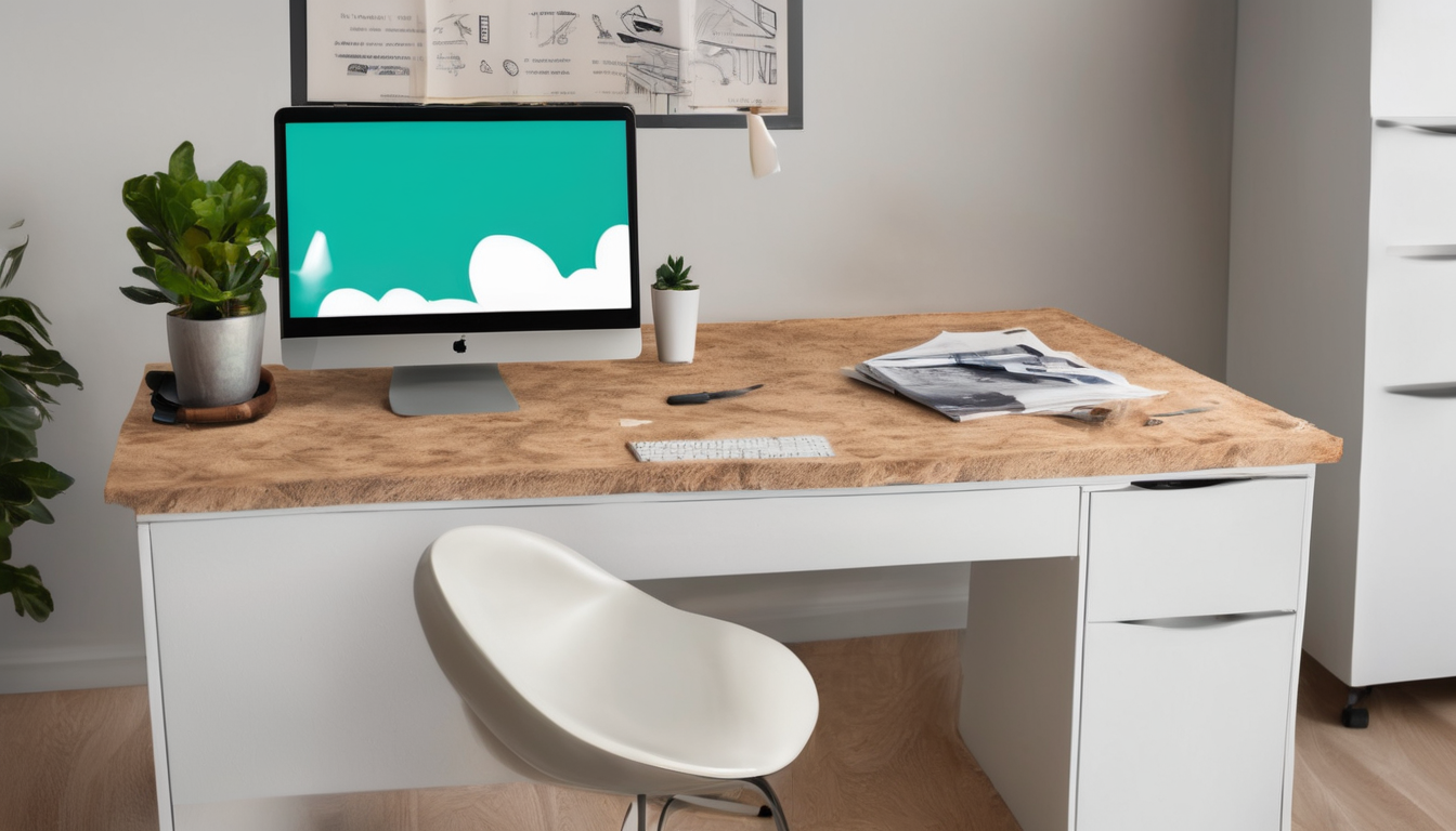 When to replace versus treat termite-damaged IKEA desk - professional inspection of particle board damage in Dubai home