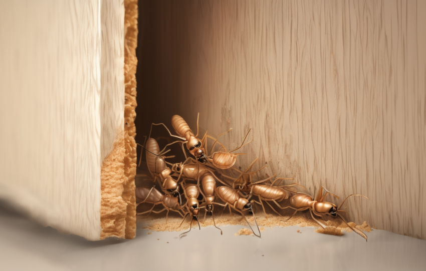 Signs of Termite Infestation in UAE Homes - mud tubes on Dubai villa foundation