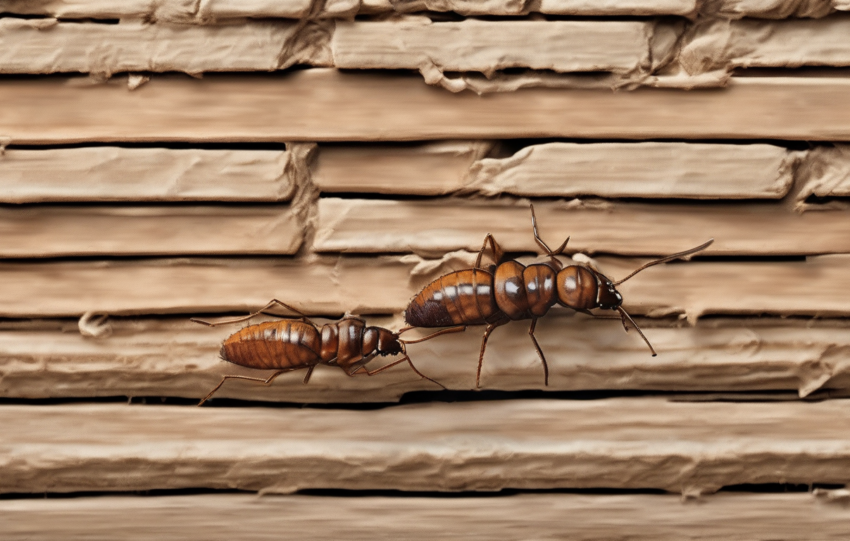 Signs You Need Immediate Termite Inspection Dubai - professional technician examining mud tubes on villa foundation