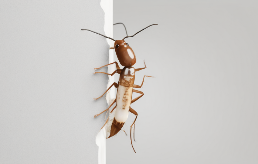 Signs You Need Termite Prevention Treatment - mud tubes on Dubai villa foundation
