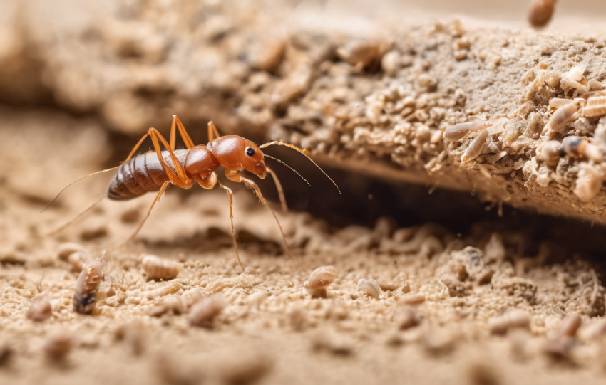 Subterranean Termite Treatment Methods in Dubai - technician applying termiticide