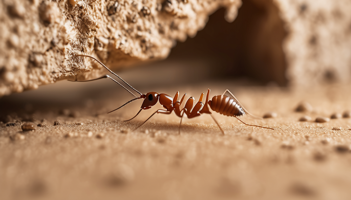 Subterranean Termite Treatment Methods in UAE - technician applying soil termiticide around Dubai villa foundation