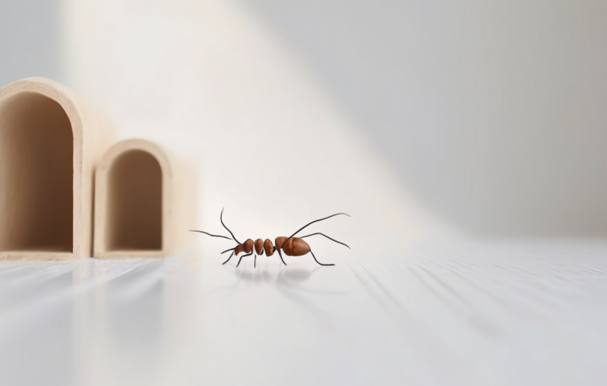 Termite Baiting System Costs and Effectiveness Dubai - professional installation of termite monitoring stations around Dubai villa perimeter