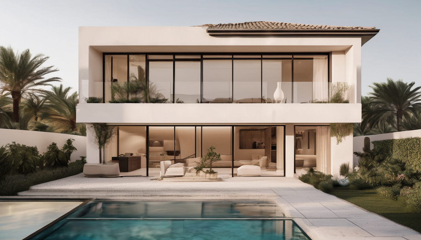 Termite Baiting System Installation Costs - professional technician installing bait stations around Dubai villa foundation