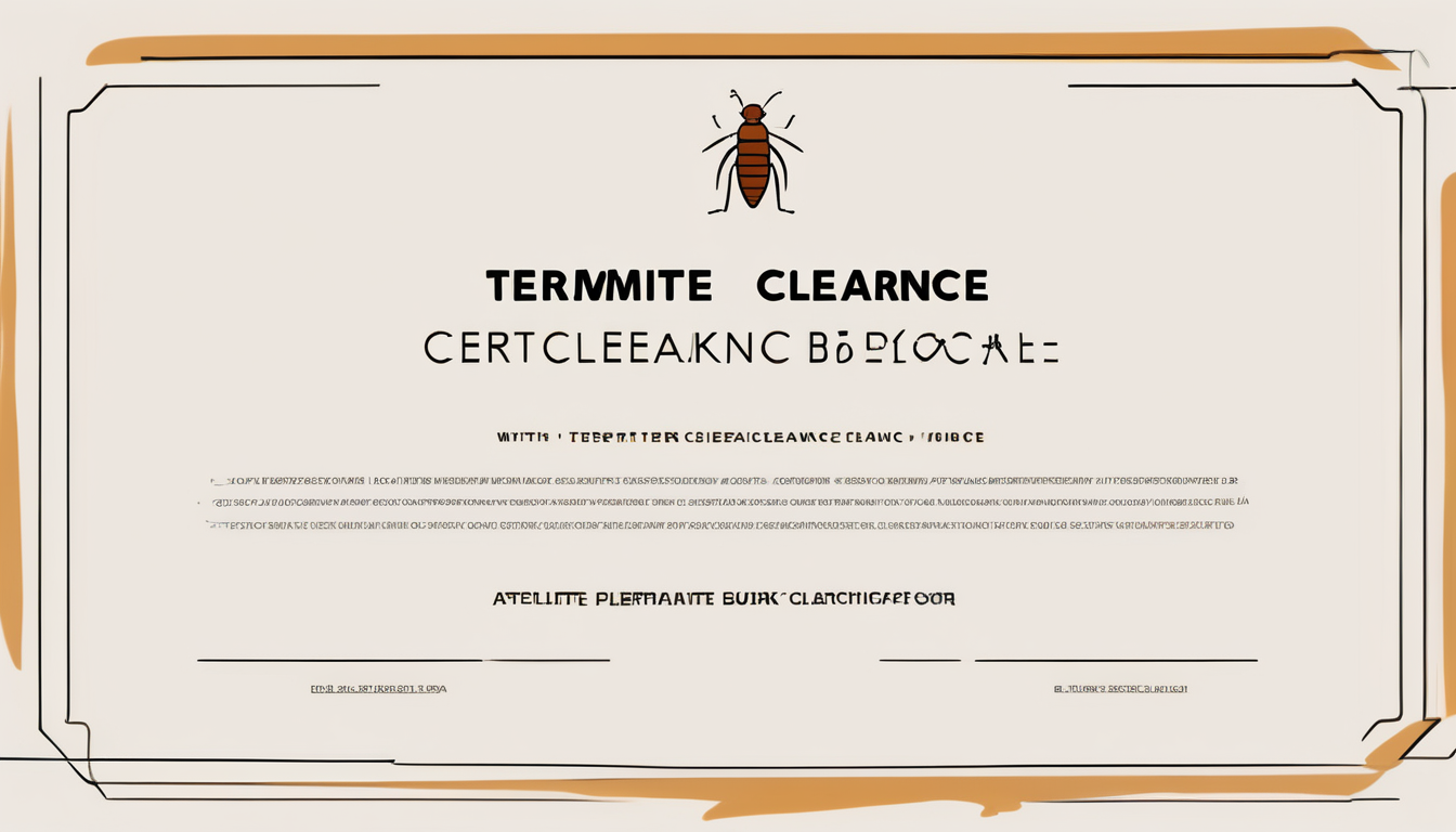 Termite Clearance Certificate Cost Breakdown - Dubai professional inspection process showing technician examining property structure