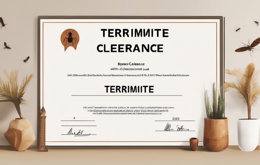 Termite Clearance Certificate Requirements UAE - professional inspector examining Dubai villa foundation