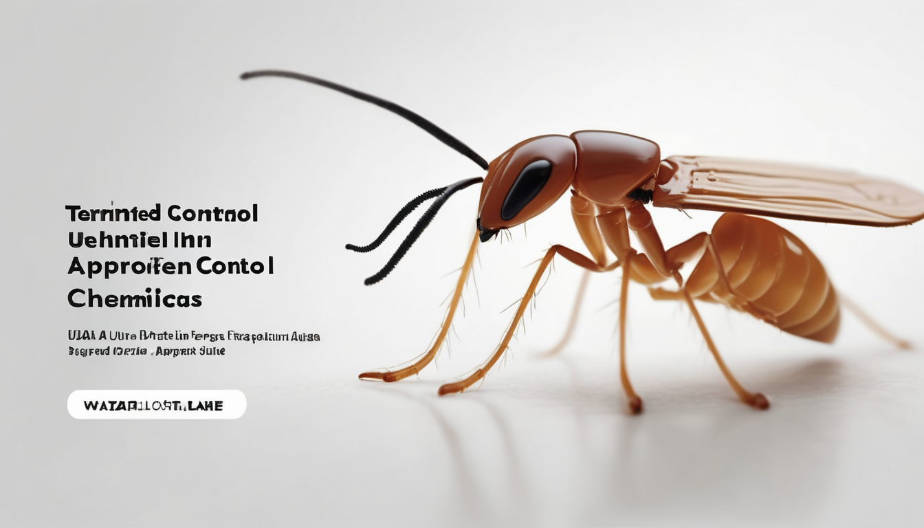 Termite Control Chemicals Approved in UAE - professional application equipment and safety protocols