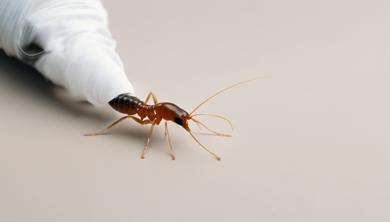 Termite Control Services in Abu Dhabi - technician conducting termite inspection