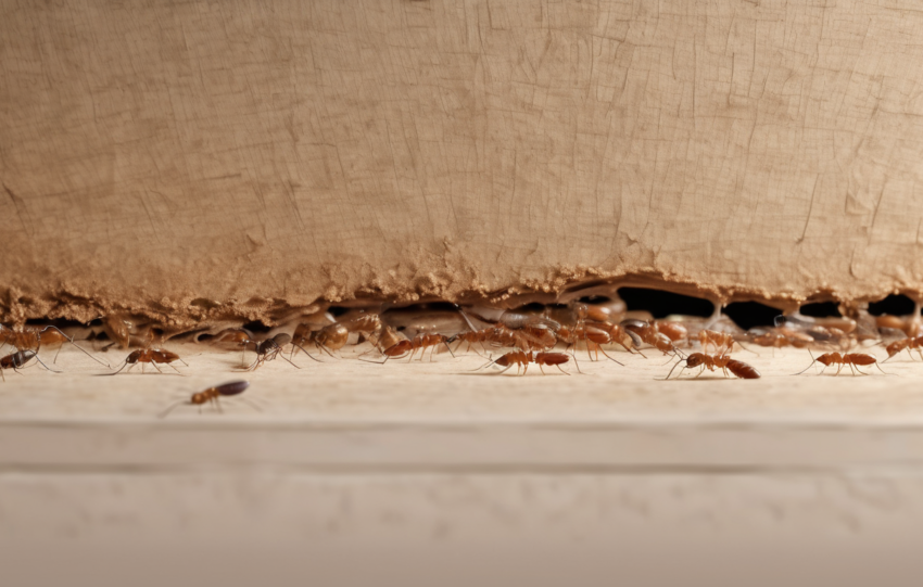 Termite Damage Repair Techniques for Dubai Properties - professional assessing structural damage in Dubai villa
