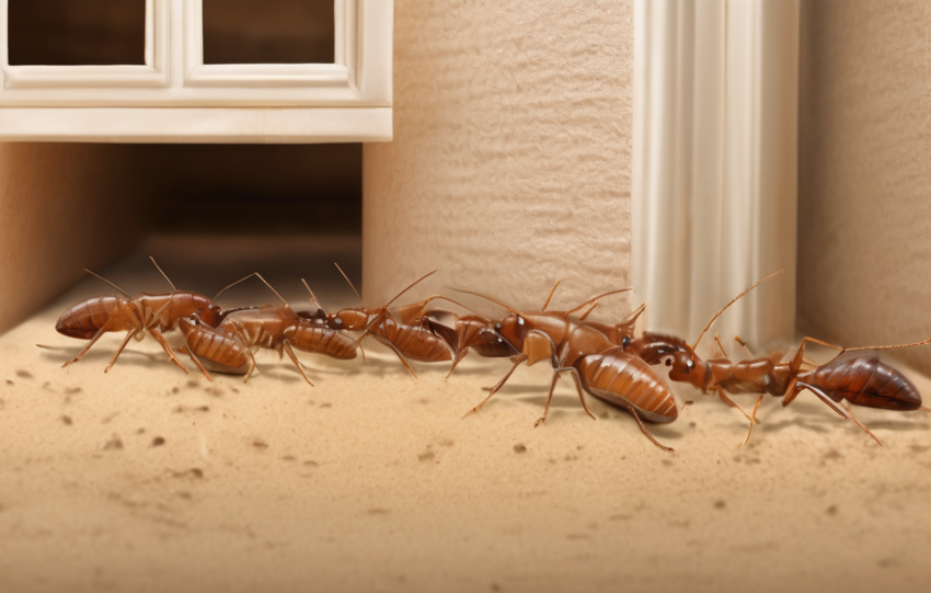 Termite Inspection Services for Sharjah Villas and professional assessment using thermal imaging technology
