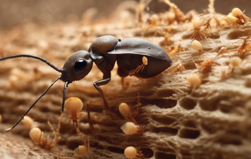 Termite Mutualism With Fungi and Microorganisms - Dubai termite inspection showing microbial activity patterns