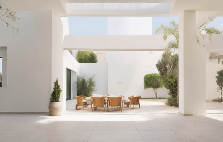 Termite Prevention Strategies for Dubai Villas - professional soil treatment application around villa foundation