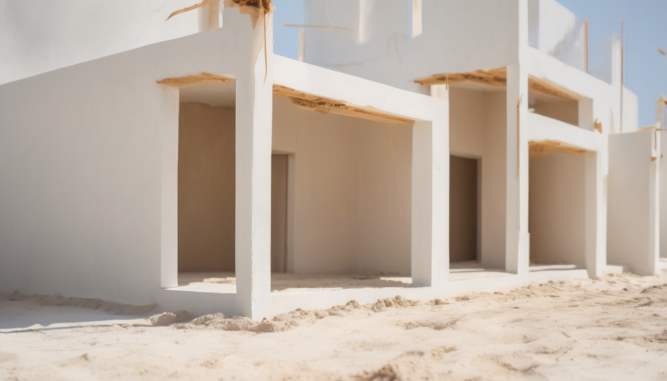 Termite Protection During Foundation Construction Dubai - chemical barrier application