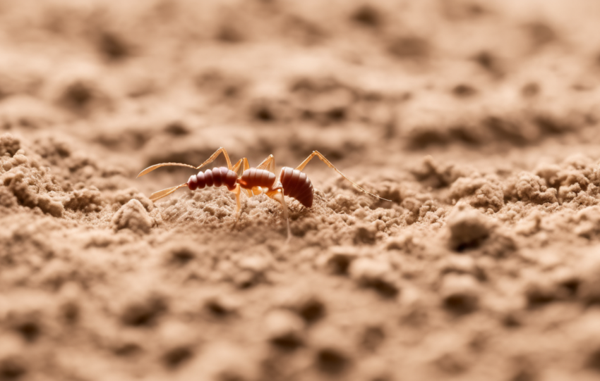 Termite Treatment Methods for UAE Soil Conditions - professional applying termiticide in Dubai sandy soil