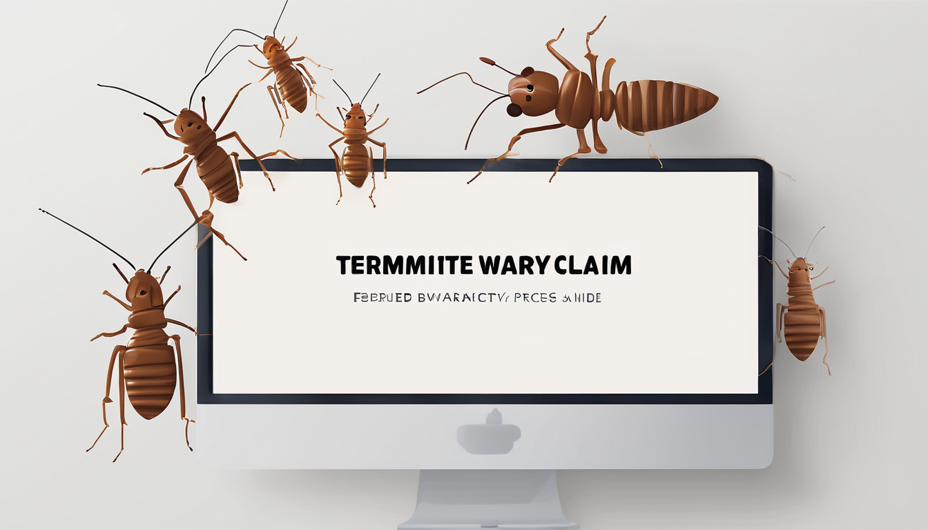 Termite Warranty Claim Process Step by Step - Dubai property inspection documentation