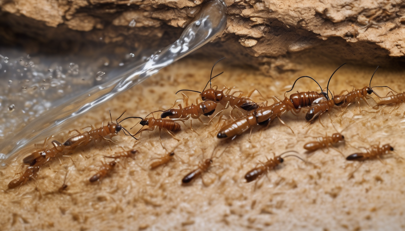 Water Source Identification for Termite Infestation Control - professional technician using thermal imaging camera to detect moisture in Dubai villa wall