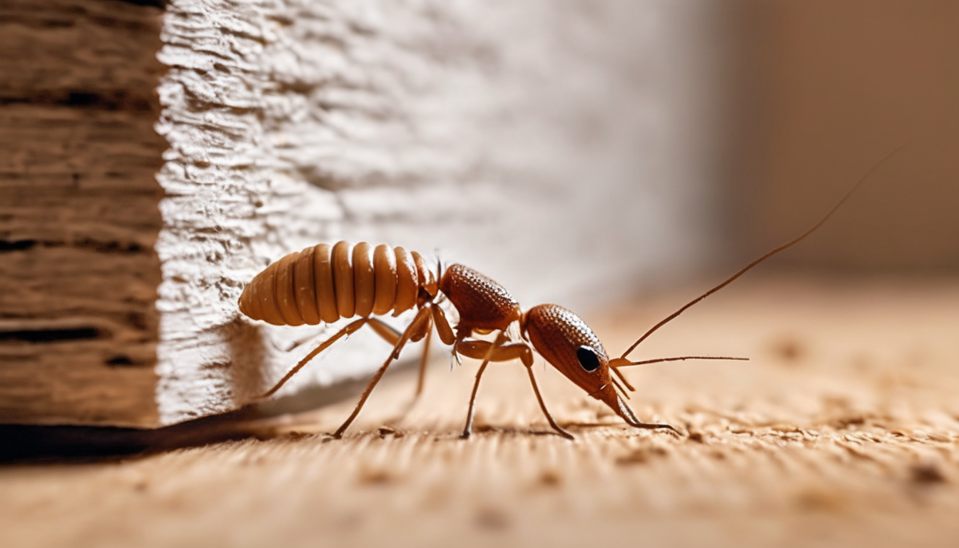 Offer For Termite Damage - Expert termite damage advice - Dubai specialist inspecting termite damage in UAE villa