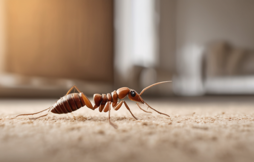 Why Termite Inspections are Important - professional inspector examining Dubai villa foundation with thermal camera