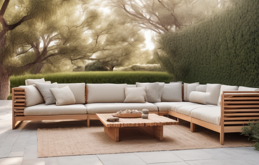 Best Wood Types for Termite-Resistant Outdoor Furniture - teak garden set showing natural resistance properties