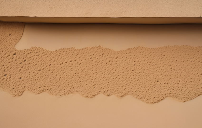 Identifying Termite Mud Tubes on Dubai Villa Walls - professional inspection of termite pathways on concrete foundation