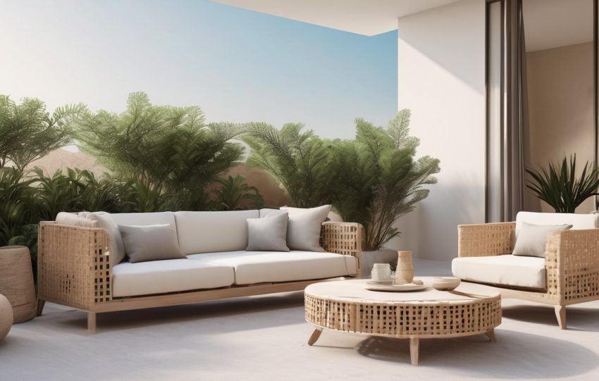 Outdoor Furniture Moisture Protection Techniques - professional application of wood sealant on Dubai outdoor furniture
